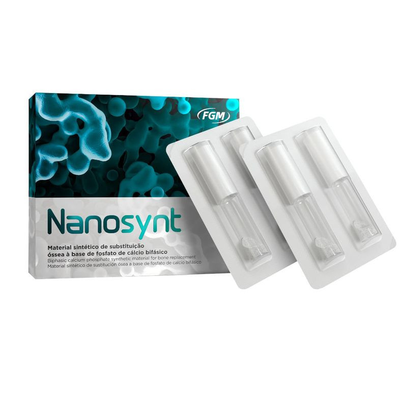 Enxerto Ósseo Sintético Nanosynt 200 a 500µm 1g - FGM