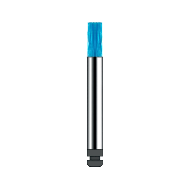 Escova de Robinson Color-Brush Mini Pincel Reto Semirrígido Azul - American Burrs