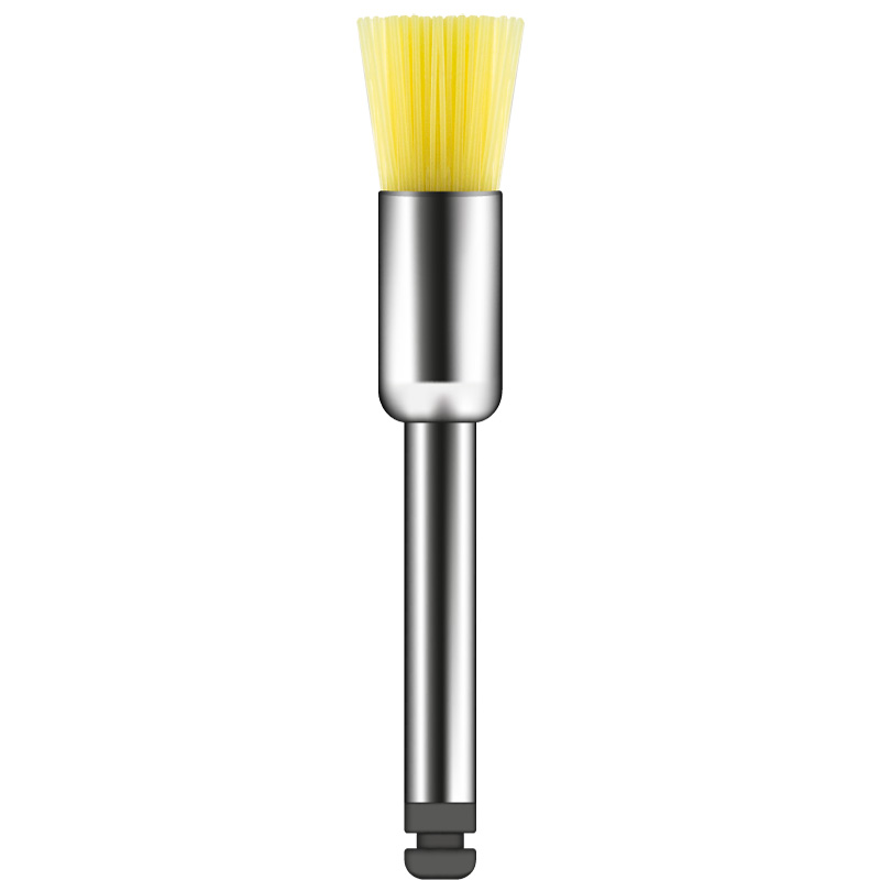 Escova de Robinson Color-Brush CA Pincel Semi-Soft Amarela - American Burrs
