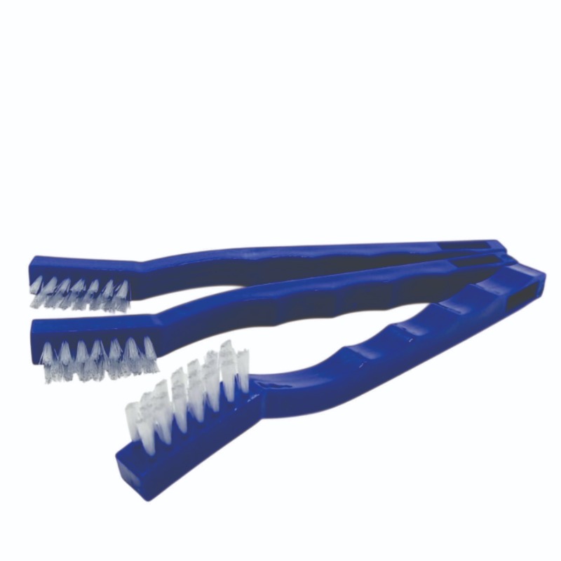 Escova Plástica para CME com Cabo Azul e Cerdas em Nylon 178x38 mm - Dtech
