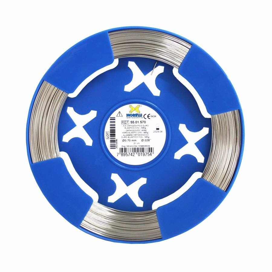 Fio Aco Duro Elast Red 028 - Rolo 500G/165M 5501570 - Morelli