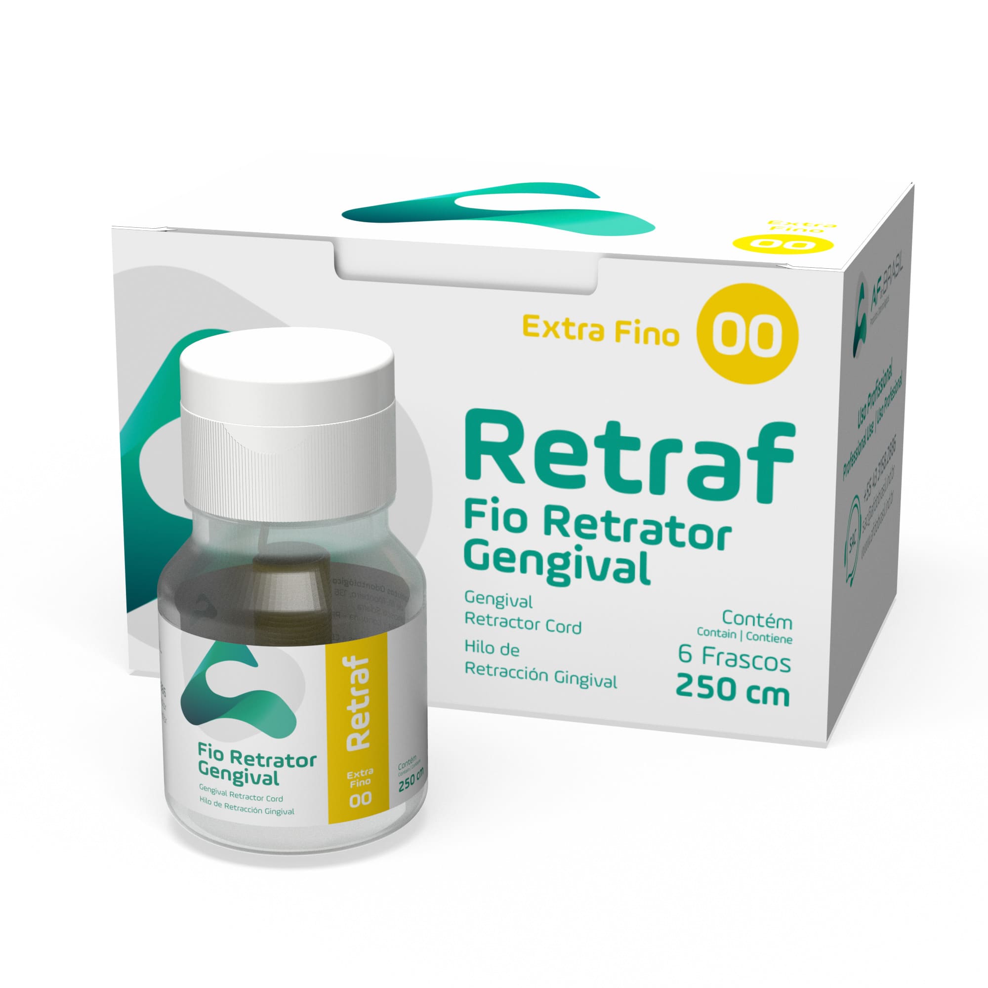 Fio Retrator Retraf - 00 Amarelo - AF do Brasil