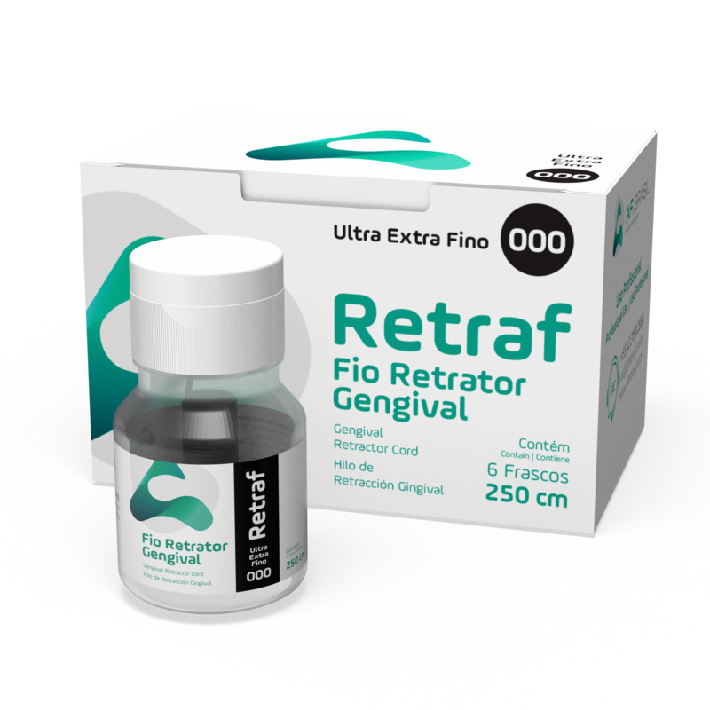 Fio retrator Retraf - 000 Preto - AF do Brasil