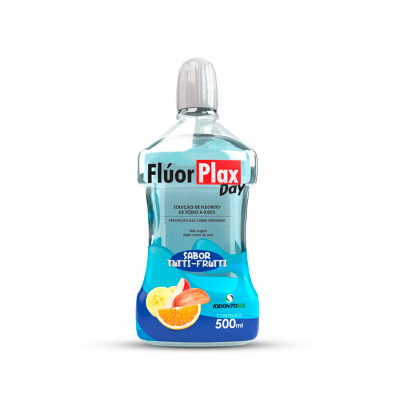Flúor Tópico Plax Day 0,05% Tutti-Frutti 500 ml - Iodontosul