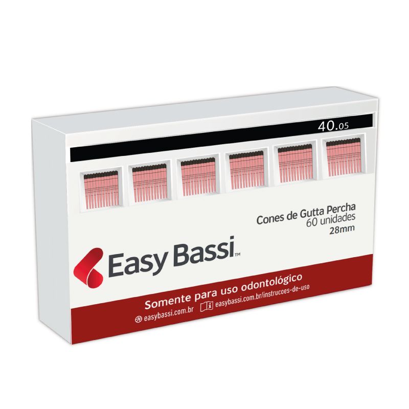 Cone de Guta Percha Calibrado Nº 30.05 - Não Estéril - Easy