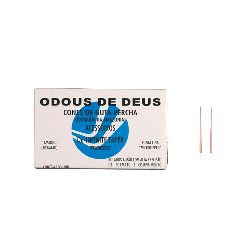 Gutapercha Acessória 28 mm RS 120 Unid. - Odous de Deus