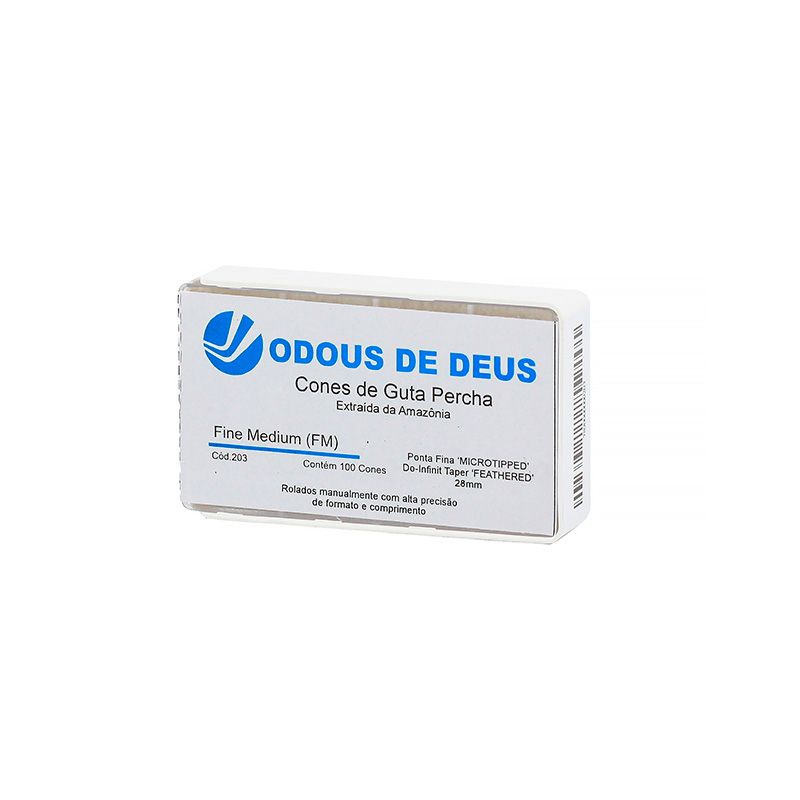 Gutapercha Acessória 28 mm FM 100 Unid. - Odous de Deus