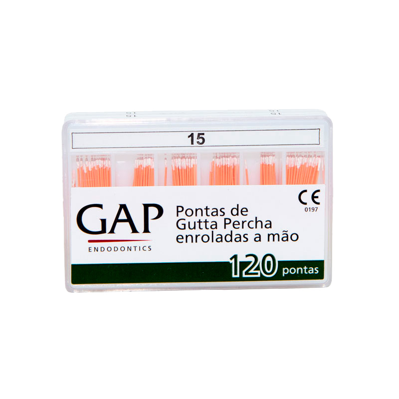 Guta-percha Calibrada Nº 15 120unid. - Dentsply Sirona