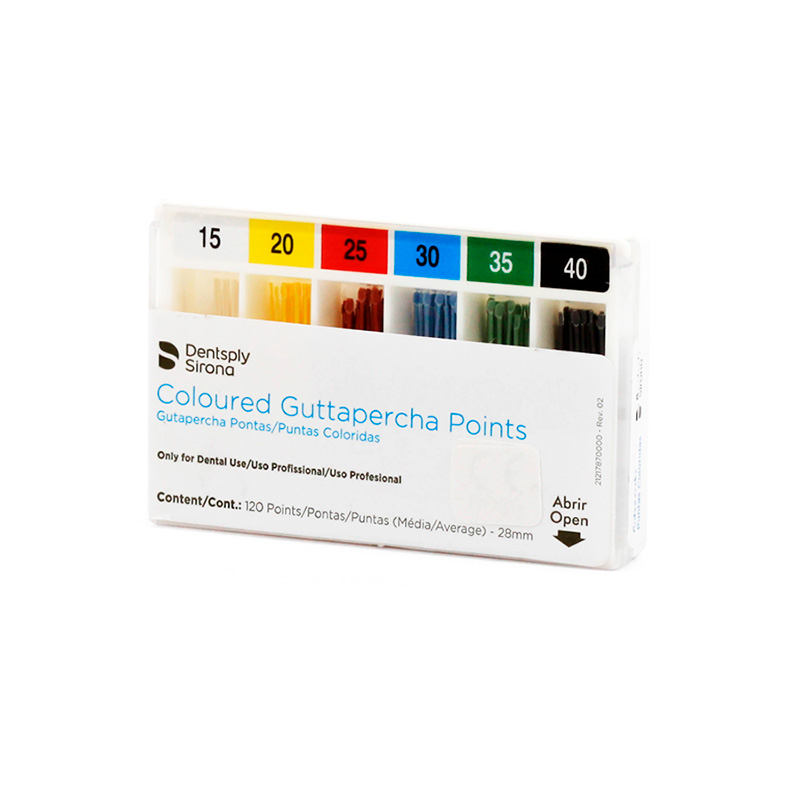 Guta Percha Calibrada Maillefer c/120 - Dentsply Sirona