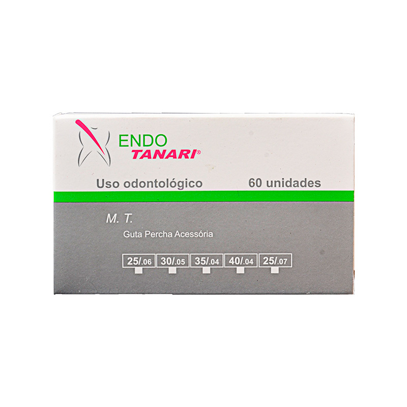 Guta-percha Para Sistema Rotatório Mtwo 28 mm .06 Nº 25 60unid. - Dentsply Sirona