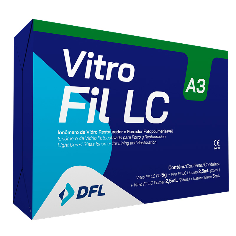 Vitro Fil LC cor A3 Ionômero de Vidro Restaurador - DFL