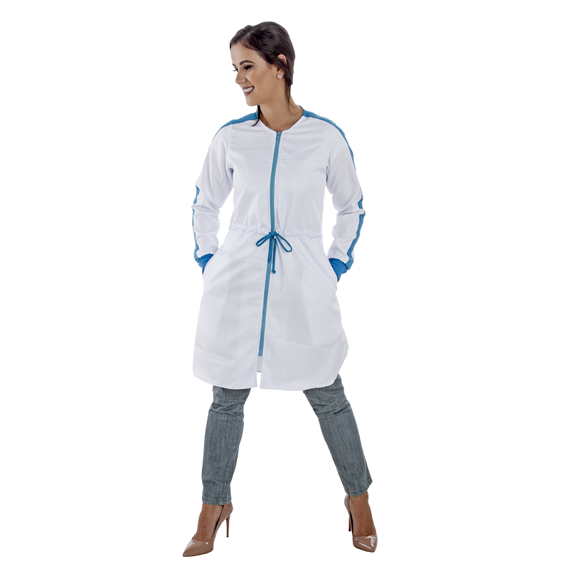 Clique na imagem para ampliar Jaleco Feminino Sport - Branco