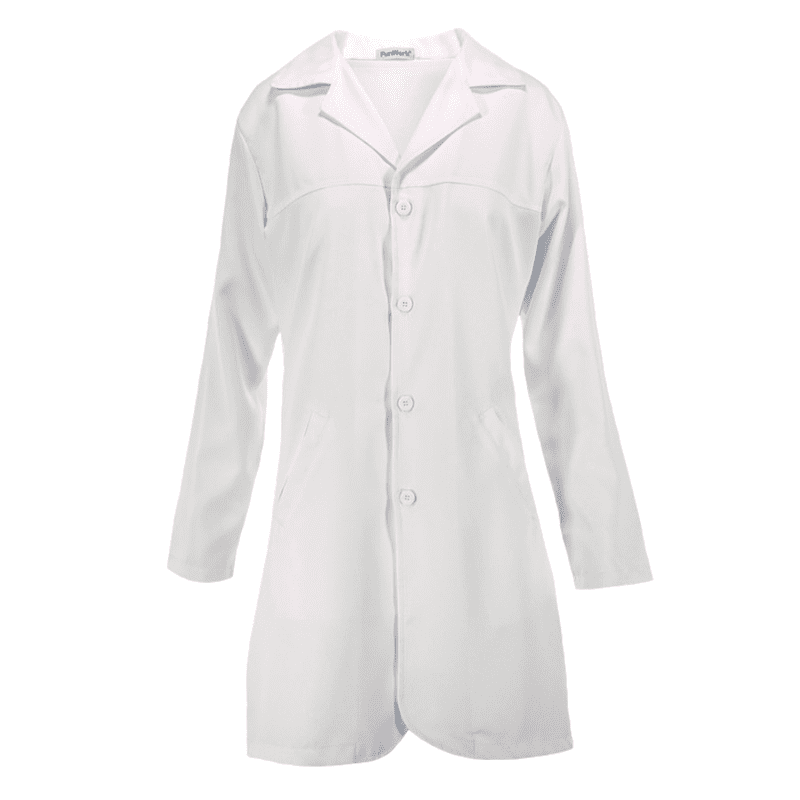 Clique na imagem para ampliar Jaleco Masculino Chic Branco