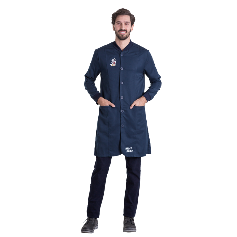 Clique na imagem para ampliar Jaleco Masculino Mickey