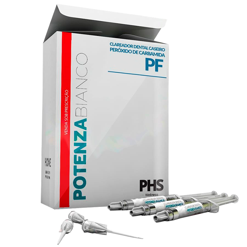 Clique na imagem para ampliar Kit Clareador Potenza Bianco PF - 3 Seringas