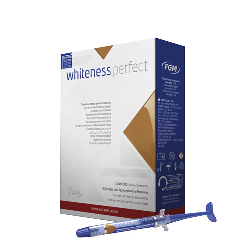 Clique na imagem para ampliar Mini Kit Clareador Whiteness Perfect