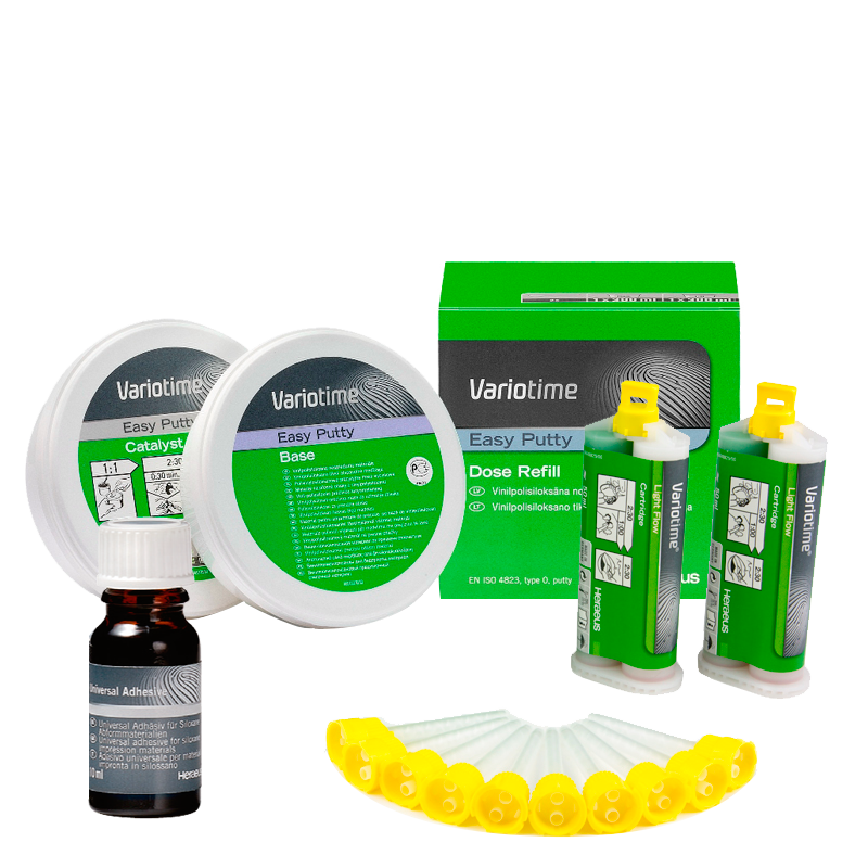 Clique na imagem para ampliar Kit Silicone de Adição Variotime
