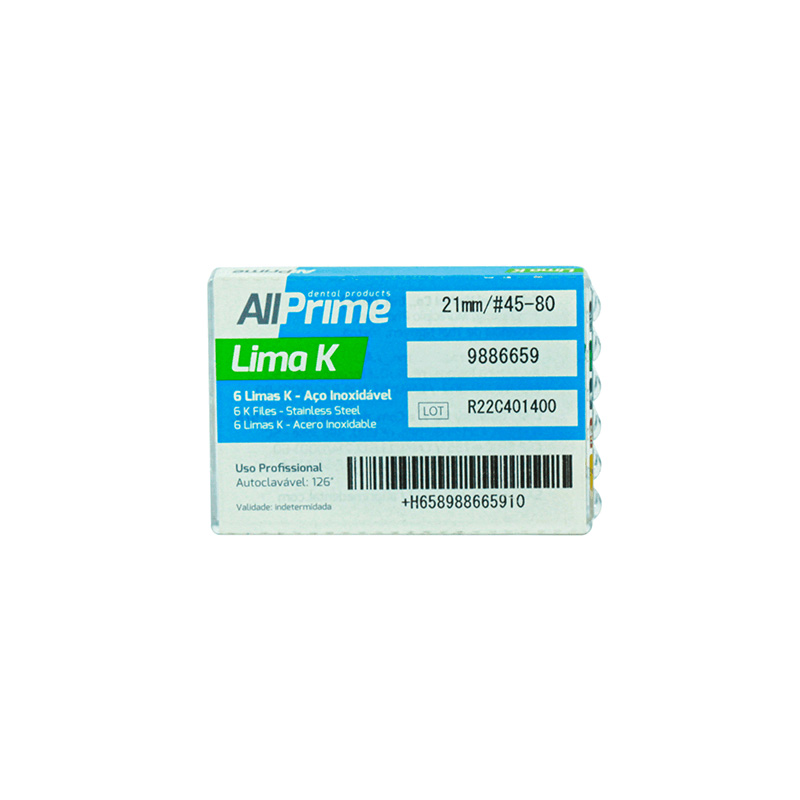 Lima K 21 mm Nº 45-80 - 6unid. - AllPrime
