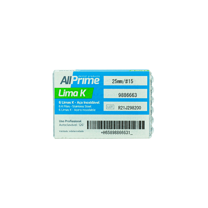 Lima K 25 mm Nº 15 6unid. - AllPrime