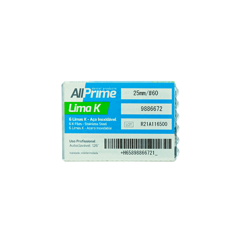 Lima K 25 mm Nº 60 - 6unid. - AllPrime
