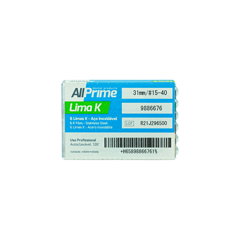 Lima K 31 mm Nº 15-40 - 6unid. - AllPrime