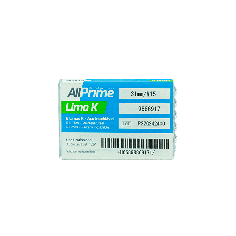 Lima K 31 mm Nº 15 - 6unid. - AllPrime