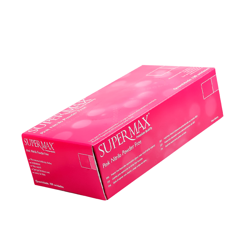 Clique na imagem para ampliar Luva Nitrílica Pink
