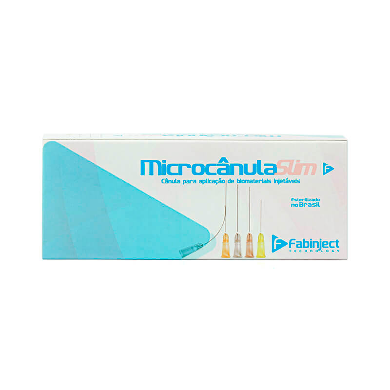 Microcânula Slim 30G 0,30x25 mm - Fabinject