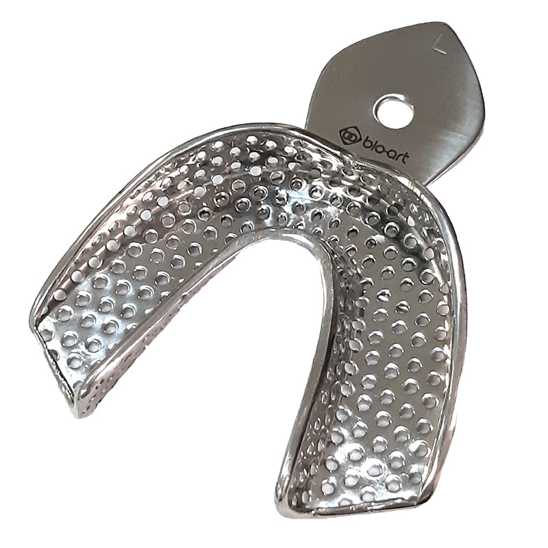 Moldeira Perfurada Inox Inferior Adulto - M - Bio-Art