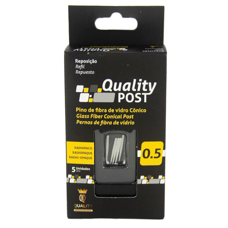 Pino Fibra de Vidro Quality Post Nº 0,5 5unid - Quality