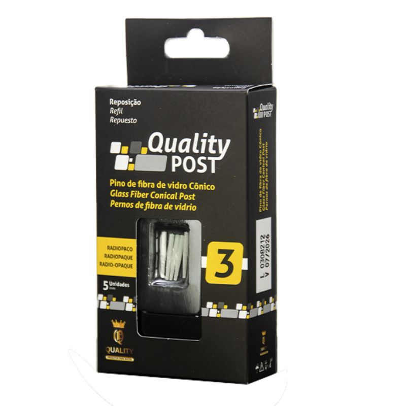 Pino Fibra de Vidro Quality Post Nº 3.0 5unid - Quality