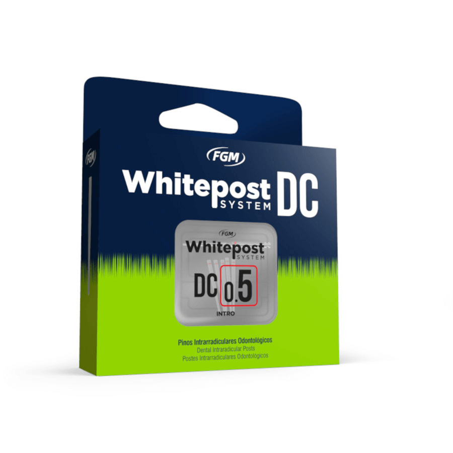 Pino de Fibra de Vidro Whitepost System DC-E Intro Nº 0,5 5unid. + Broca - FGM
