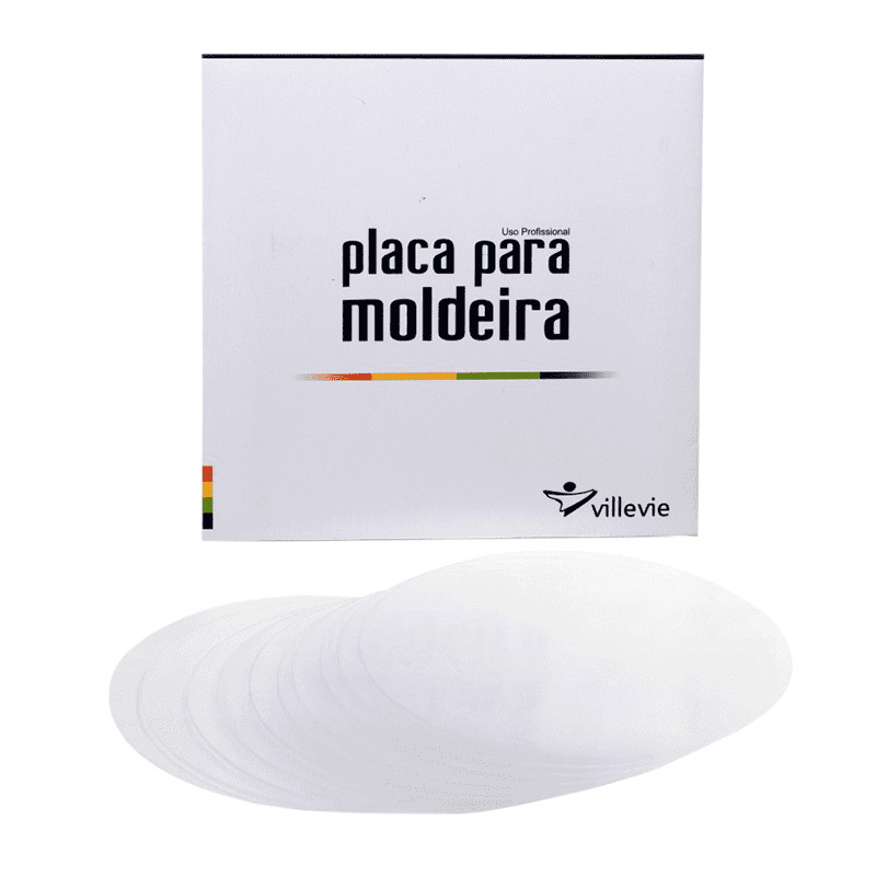 Placa para Moldeira EVA Soft 3 mm Redonda 2unid. - Villevie