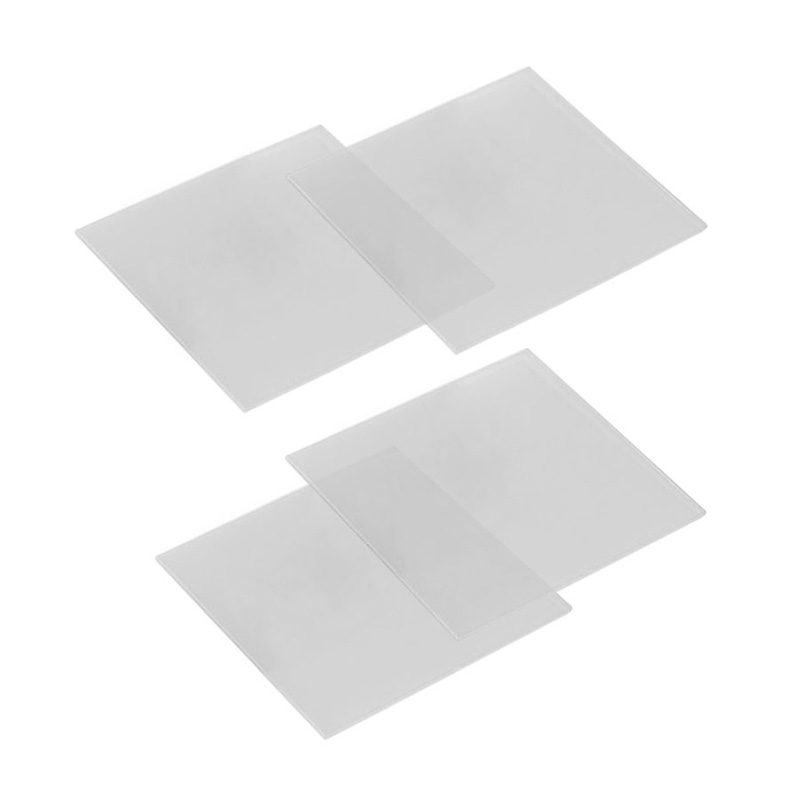 Placa para Moldeira Cristal 1 mm Quadrada 5unid. - Essence Dental
