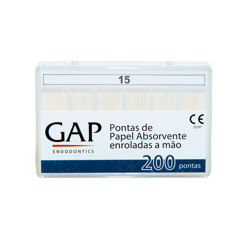 Ponta de Papel Absorvente Nº 15 - 200unid. - GAP