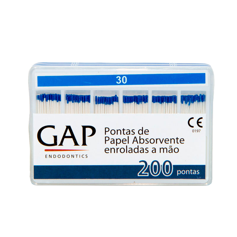 Ponta de Papel Absorvente Nº 30 - 200unid. - GAP