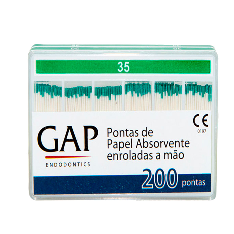Ponta de Papel Absorvente Nº 35 - 200unid. - GAP