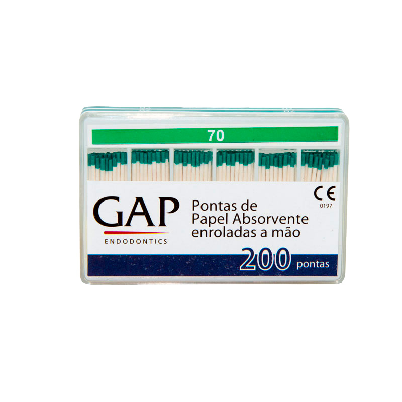 Ponta de Papel Absorvente Nº 70 - 200unid. - GAP