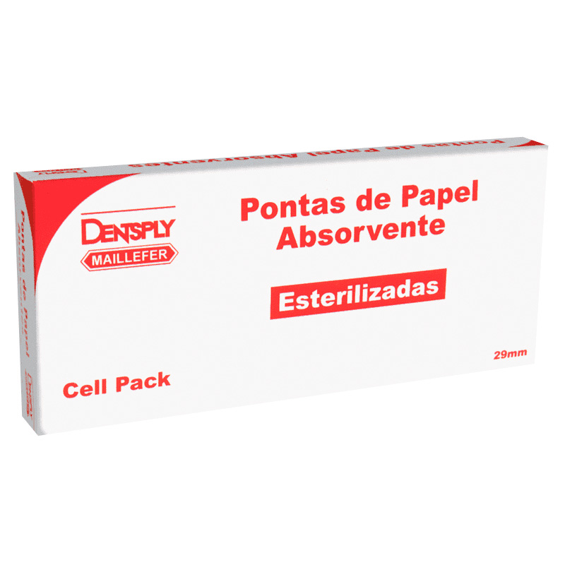 Ponta de Papel Absorvente Cell Pack - Dentsply