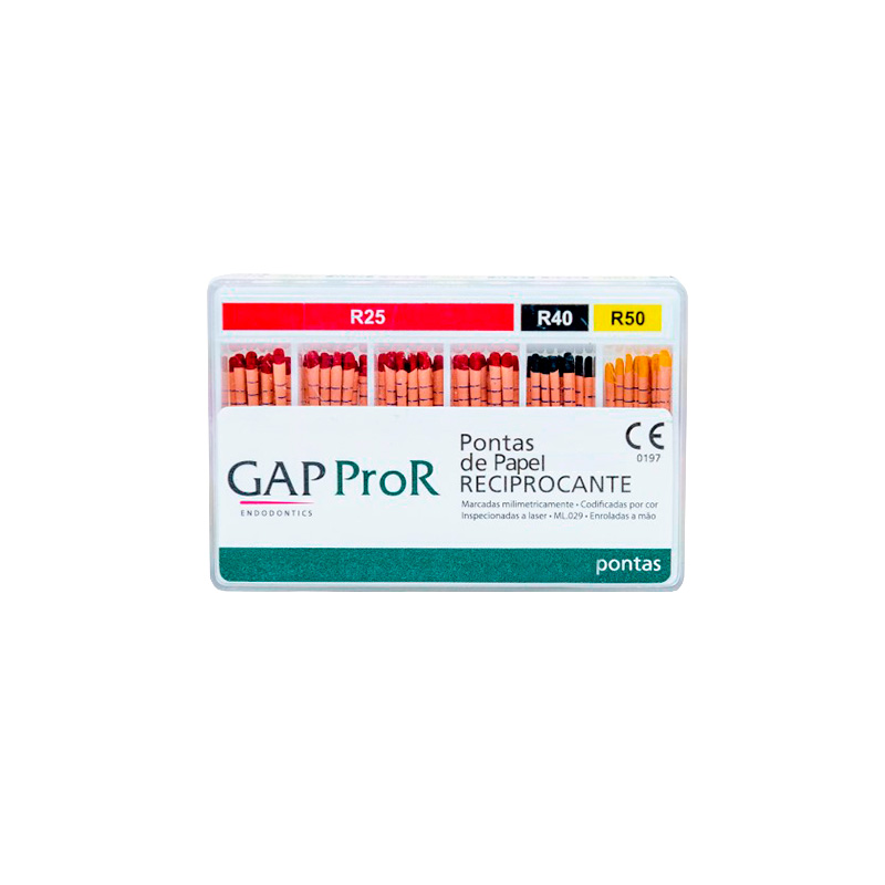 Ponta de Papel Reciprocante ProR R25-R40-R50 Sortida - 100 Unid. - GAP