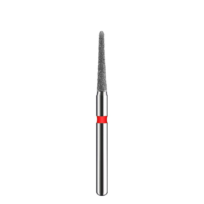 Ponta Diamantada Invicta Cônica Topo Arredondado FG Nº 2135F - American Burrs