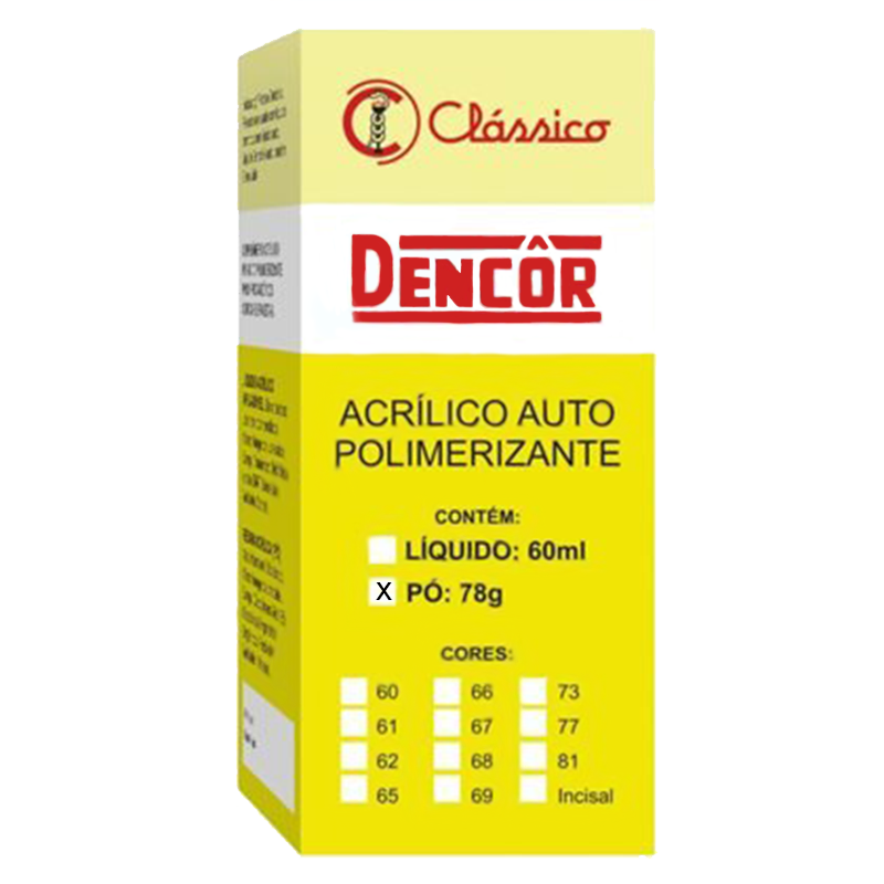Clique na imagem para ampliar Resina Dencôr Pó