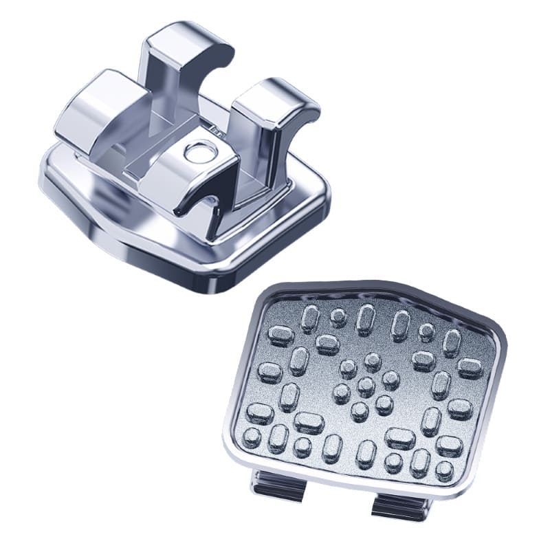 Braquete Metálico Advanced Series Roth 0,018 com Gancho Superior Esquerdo Dentes 24/25 1º E 2º Pm - Orthometric