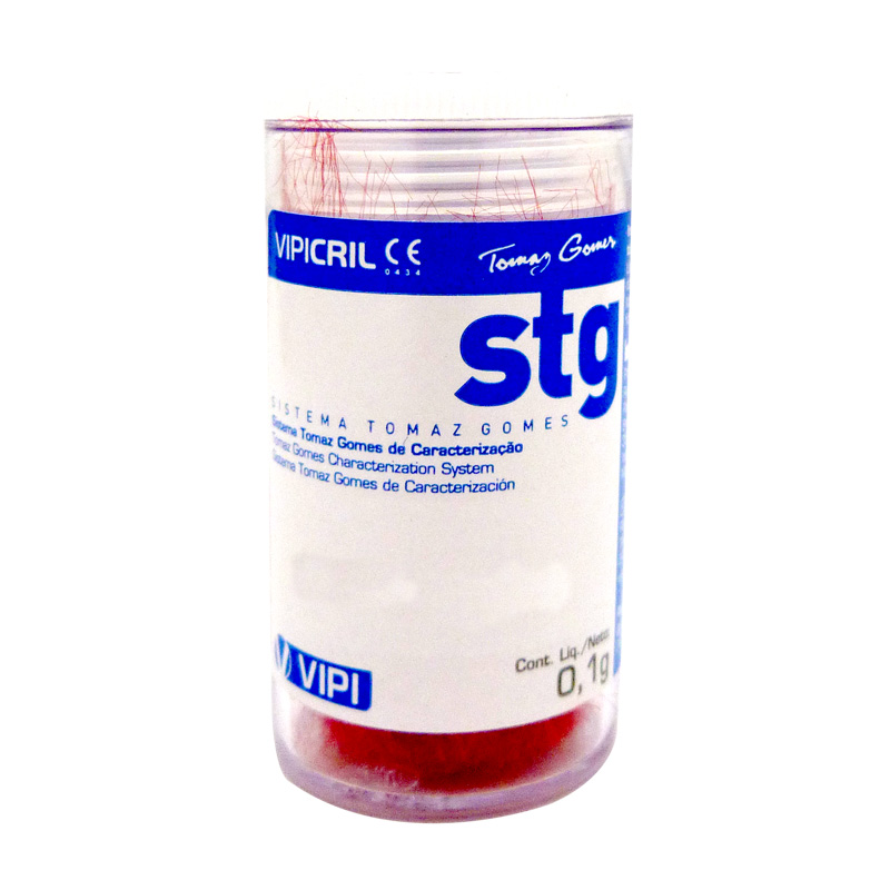Veia Individual Vermelha STG Vipi para Caracterização de Prótese - VIPI