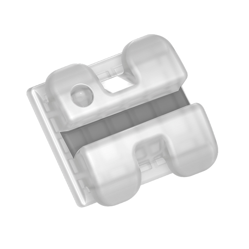 Bráquete Cerâmico Iceram Roth Slot Metálico 0,022 33 com Gancho - Orthometric