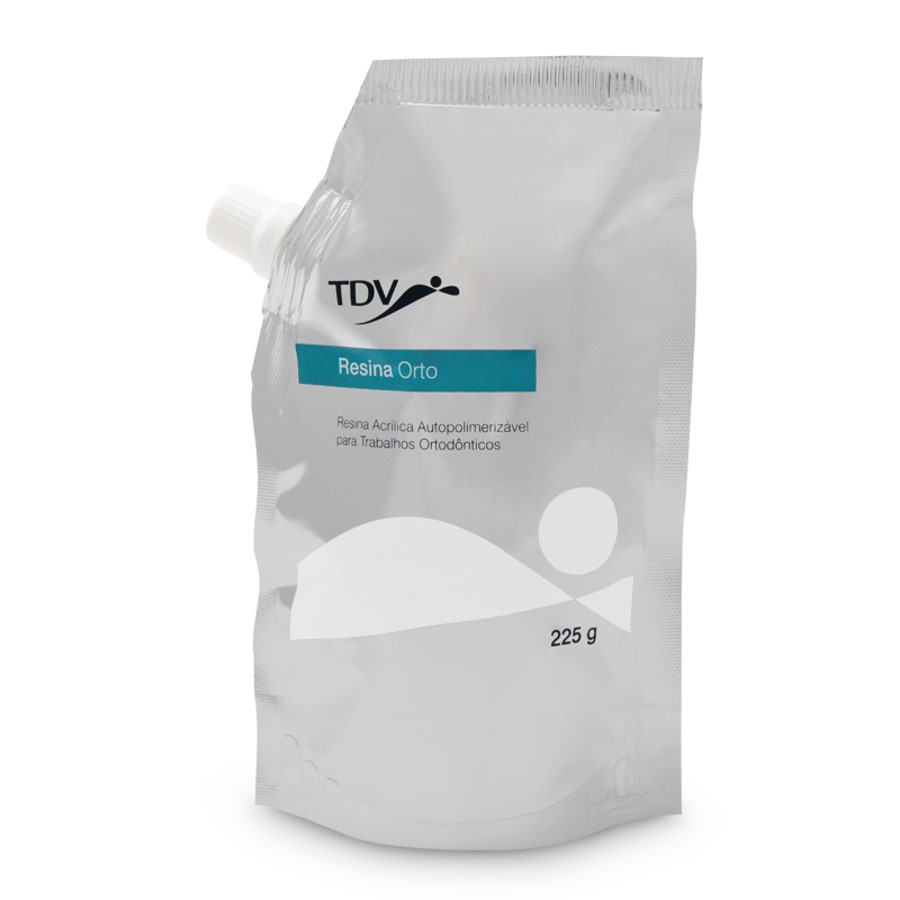 Resina Acrílica Autopolimerizável Orto Po Az 225G - Tdv