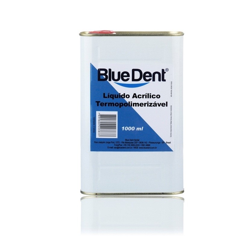 Resina Acrílica Pó Termopolimerizável Rmv 500G - Blue Dent