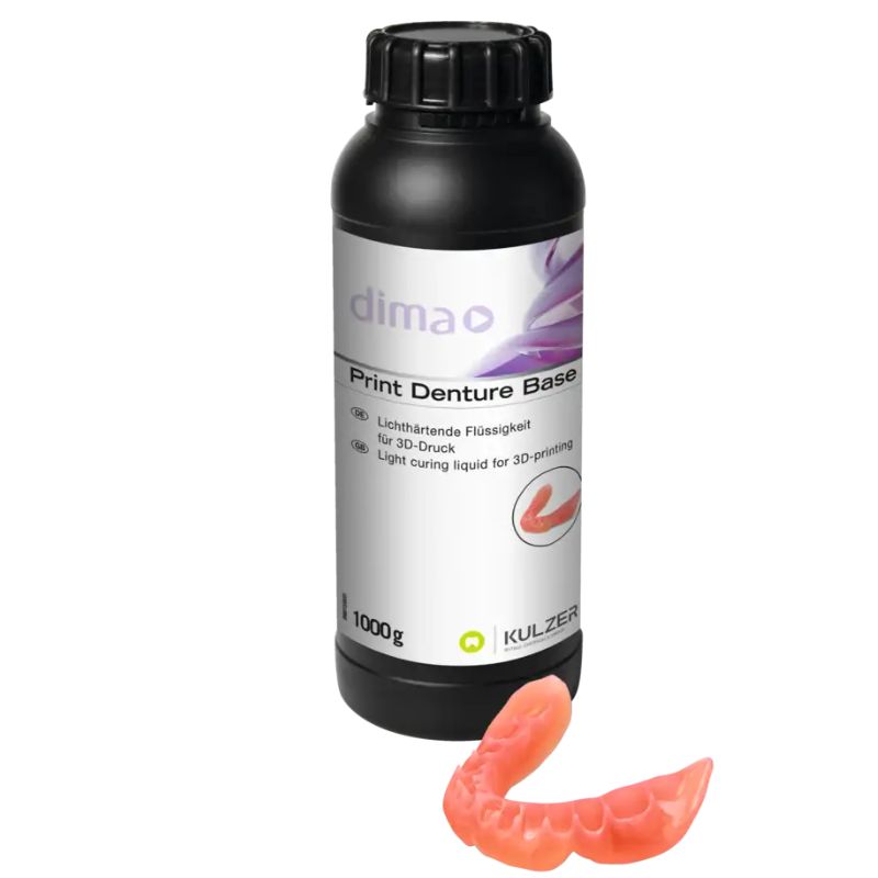 Resina para Impressora 3D Dima Print Denture Light Pink 1 kg - Kulzer