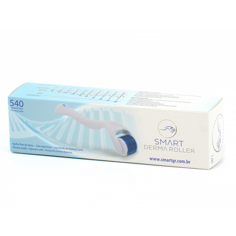 Rolo para Microagulhamento Smart Derma Roller 540AG 1,00mm - Smart GR