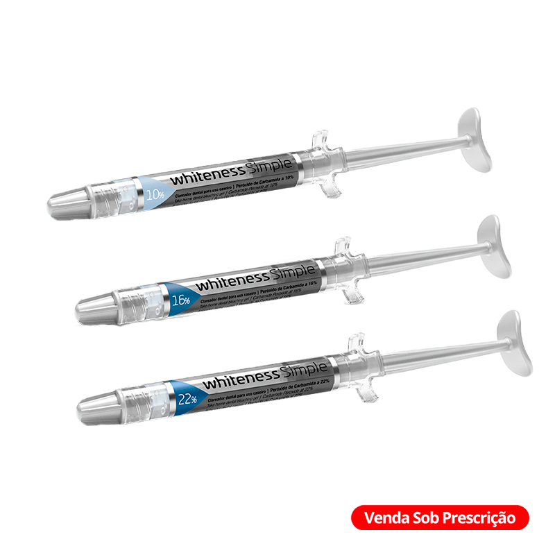 Clique na imagem para ampliar Clareador Whiteness Simple - 3 Seringas